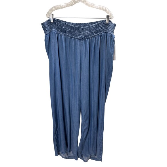 Destination Maternity Size XL Pants Women's Blue Lyocel - Picture 1 of 7